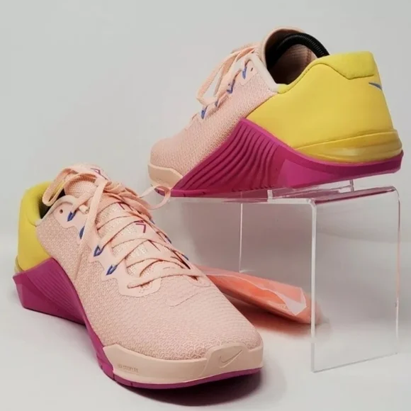 Nike Metcon 5 Womens Size 14 Washed Coral Pink Gold Training AO2982-668 New - Picture 5 of 12